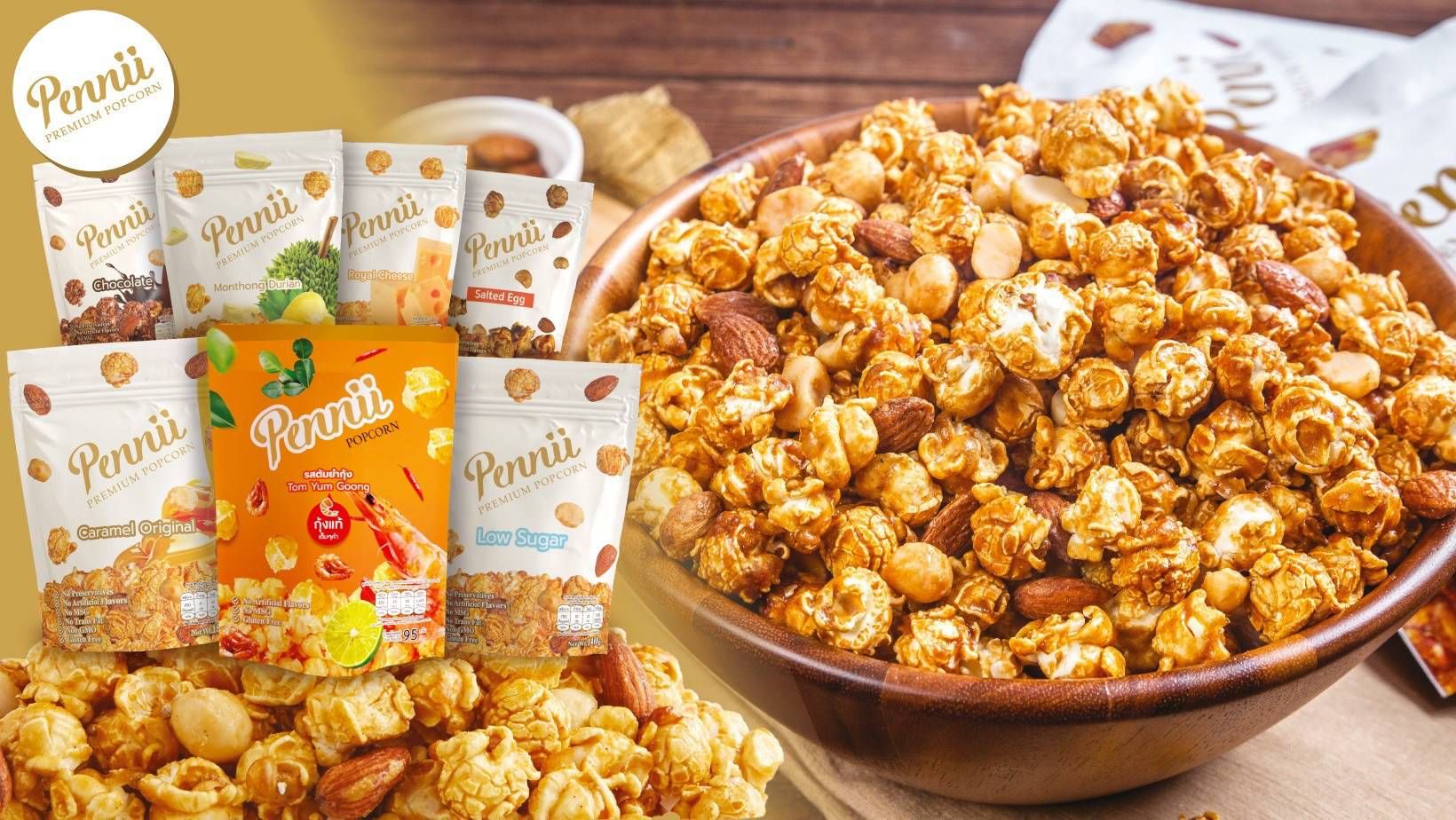 Pennii Popcorn cafe - Travel it yourself. TAGTHAi